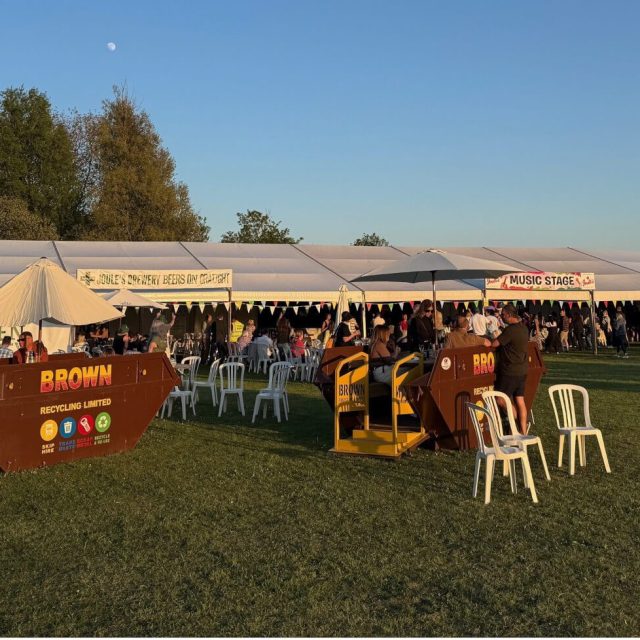 stone food event - Brown recycling