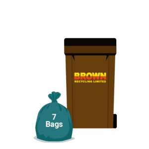360L wheelie bin