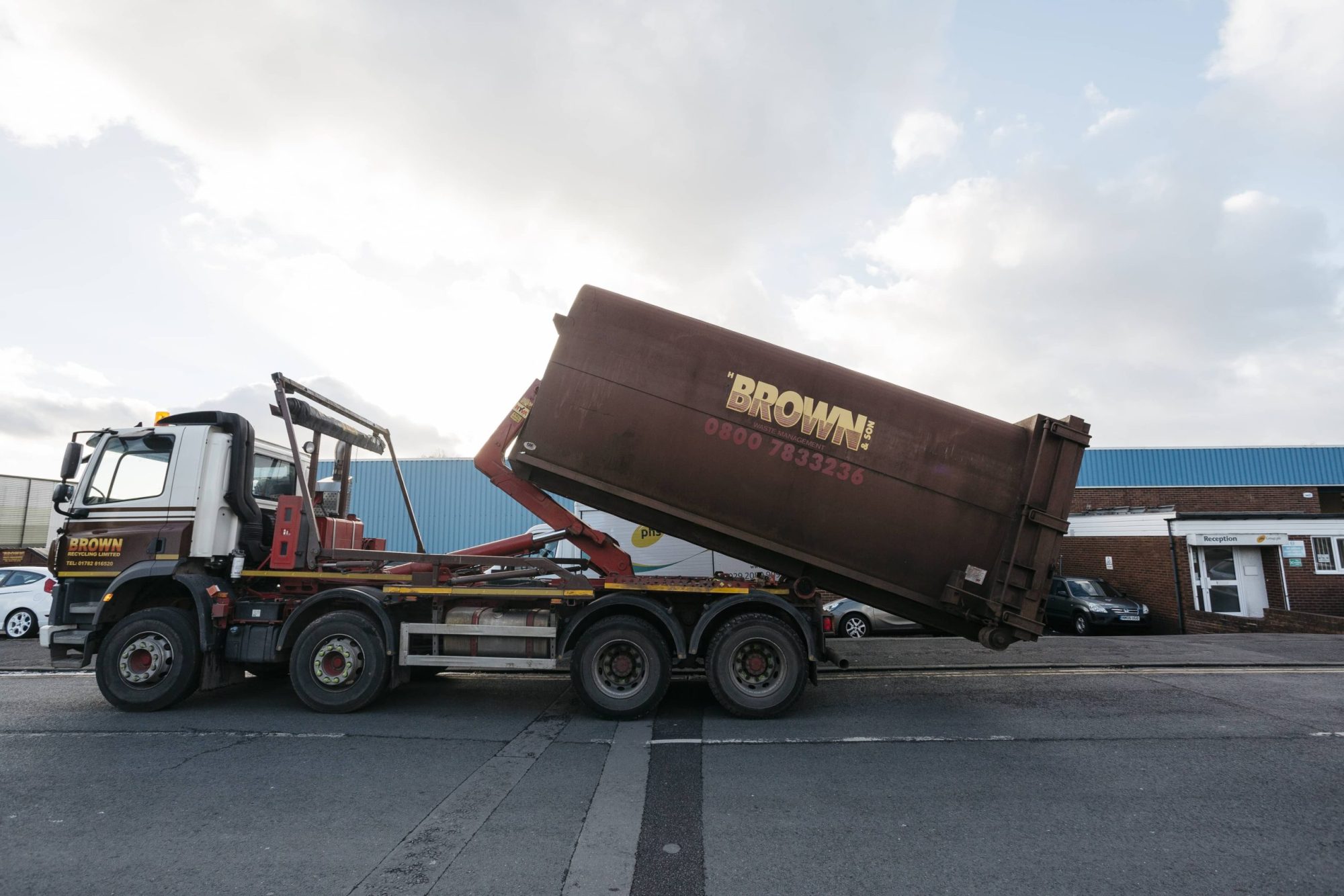 Hooklift skips from Brown Recycling