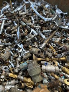 Scrap brass.