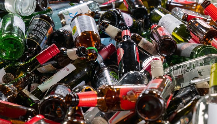 Glass bottles Recycling - Brown Recycling