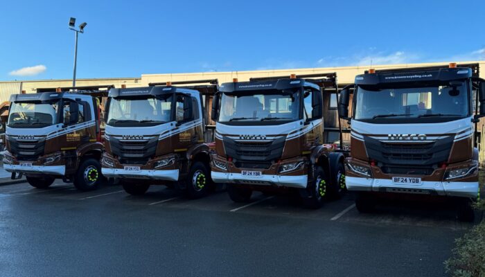 Collection vans for large businesses - Brown Recycling