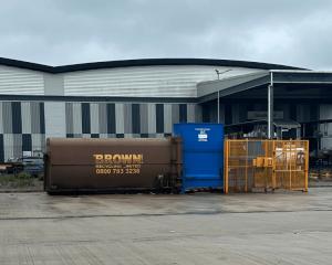 waste equipment on customer site