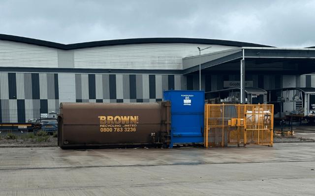 waste equipment on customer site