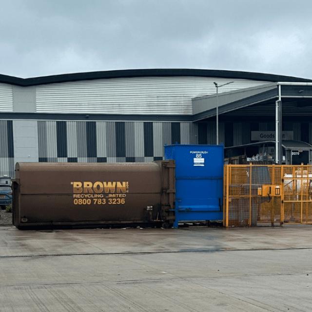 waste equipment on customer site