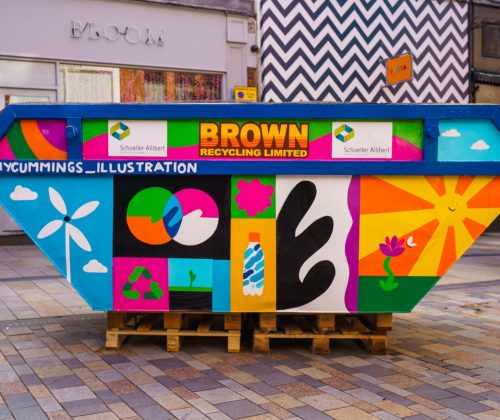 colourful skip art