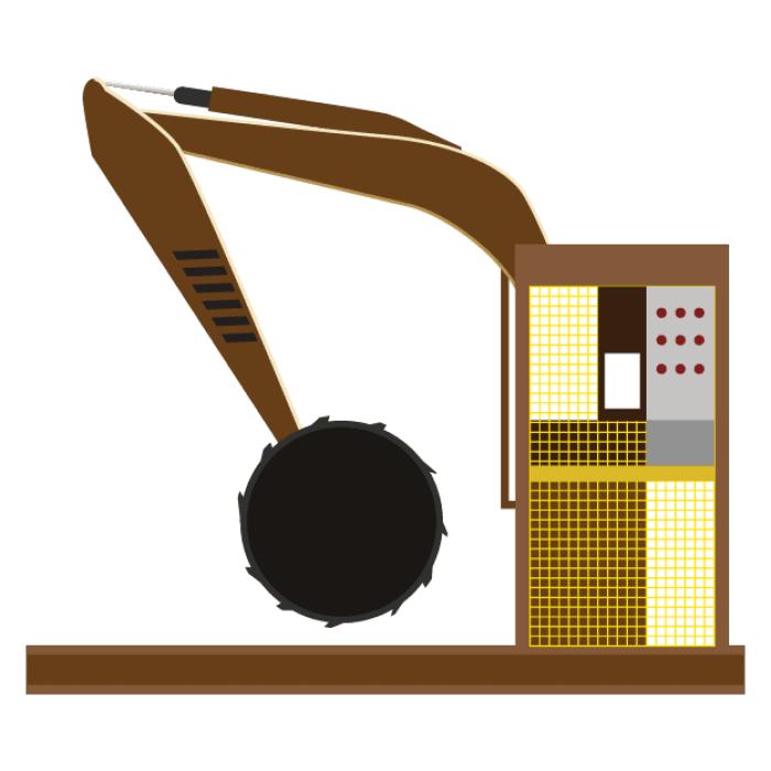 rotokrush - Brown recycling
