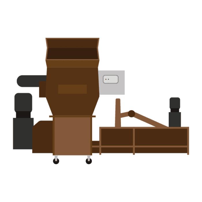 baler - Brown recycling