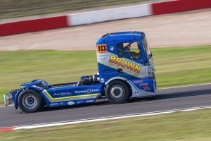 Jake evans trucksport sponsored by Brown recycling