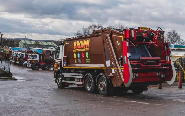 brown recycling bin collection - Brown recycling