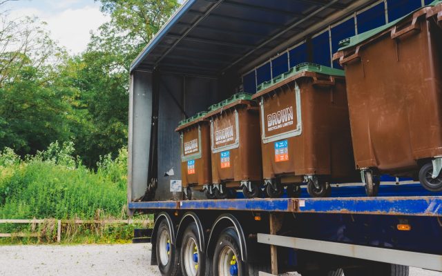 Brown bin delivery in Alderley Edge