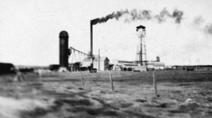 Archive photo of a typical ‘destructor’ facility burning waste in the 1920’s.