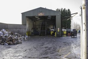 Our Nevada Lane site, opened in 2002. Inside the building is the cardboard baling facility.